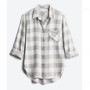 BILLY T Mabry Chambray Relaxed Button Down Top - NWT